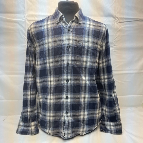 Mens Eddie Bauer Heavyweight Flannel Size Large - Picture 1 of 3
